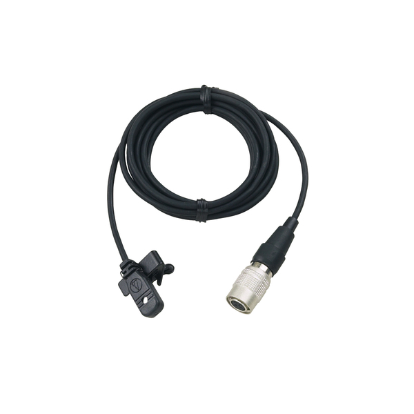 MT830CW OMNIDIRECTIONAL CONDENSER LAPEL MICROPHONE, 55" (1.4 M)  ATTACHED CABLE W/LOCKING 4-PIN CONNECTOR